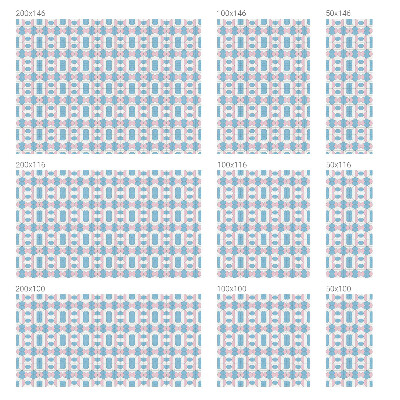 Película vidro janela privacidade Padrões em tons pastel