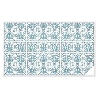 Vinil para vidro privacidade padrão vitral Estampa floral