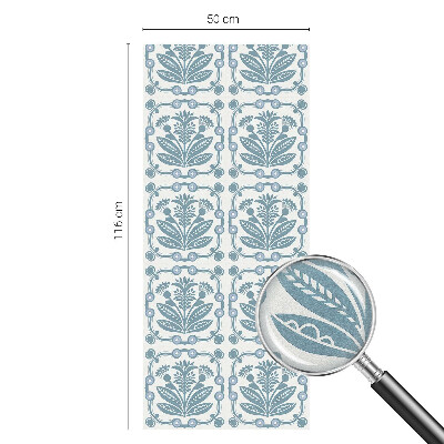 Vinil para vidro privacidade padrão vitral Estampa floral