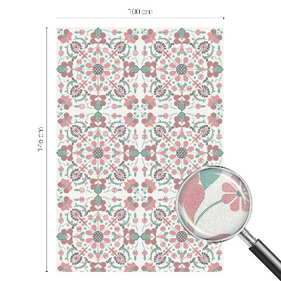 Película decorativa para janela privacidade Harmonia floral
