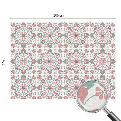 Película decorativa para janela privacidade Harmonia floral