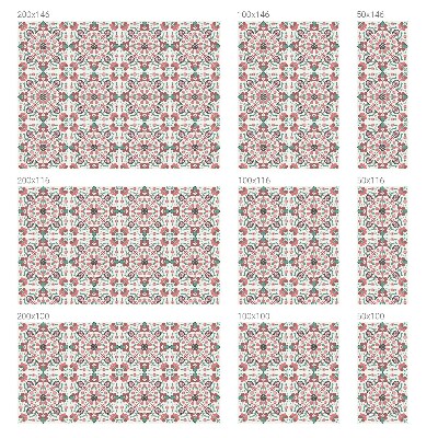 Película decorativa para janela privacidade Harmonia floral