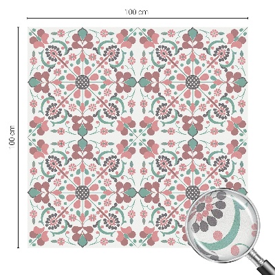 Película decorativa para janela privacidade Harmonia floral