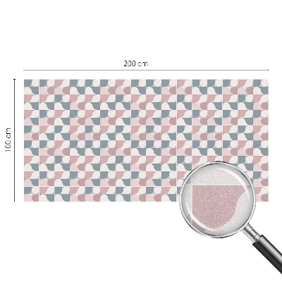 Película decorativa para janela privacidade Padrões em tons pastel