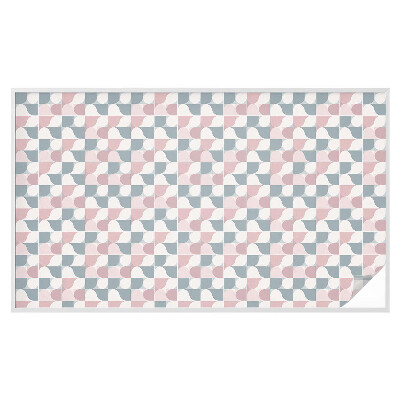 Película decorativa para janela privacidade Padrões em tons pastel