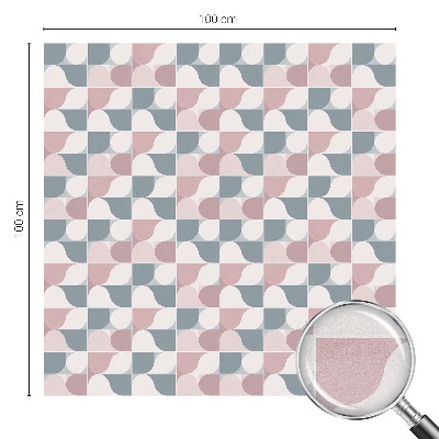 Película decorativa para janela privacidade Padrões em tons pastel