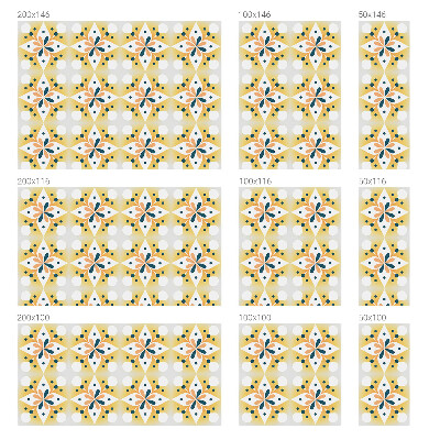 Vinil para vidro privacidade padrão vitral Simetria floral