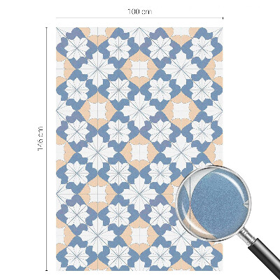 Película de privacidade para janela efeito vitral Padrões simétricos