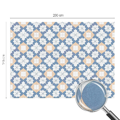 Película de privacidade para janela efeito vitral Padrões simétricos