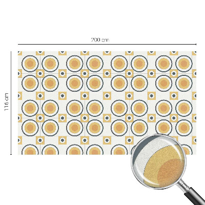 Película decorativa para janela privacidade Círculos retrô