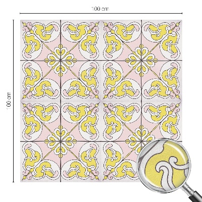 Vinil para vidro privacidade padrão vitral Flores abstratas
