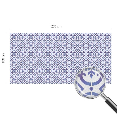 Película vidro janela privacidade Azulejos azuis