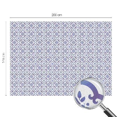 Película vidro janela privacidade Azulejos azuis