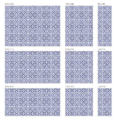 Película vidro janela privacidade Azulejos azuis