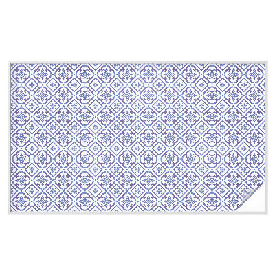 Película vidro janela privacidade Azulejos azuis