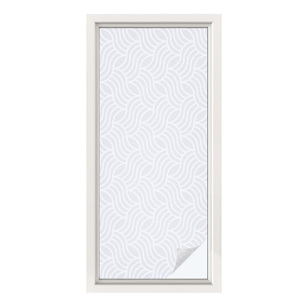 Película vidro janela privacidade Ondas de harmonia