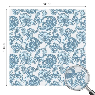 Película de privacidade para janela efeito vitral Enfeites azuis