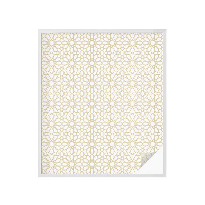 Película decorativa para janela privacidade Padrões geométricos