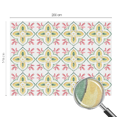 Vinil para vidro privacidade padrão vitral Ornamento floral