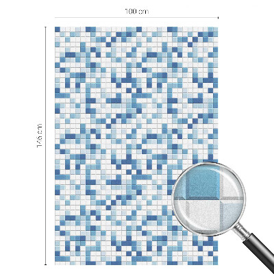 Película decorativa para janela privacidade Jogo de peças