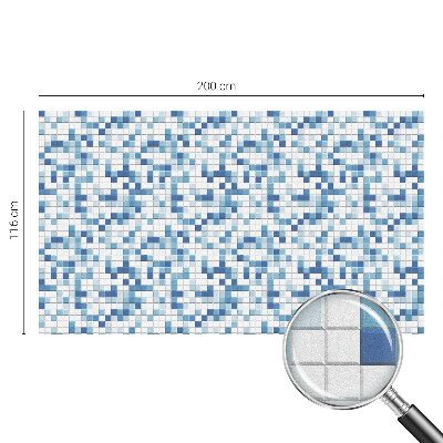 Película decorativa para janela privacidade Jogo de peças