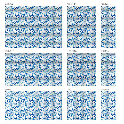 Película decorativa para janela privacidade Jogo de peças