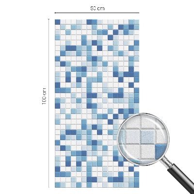 Película decorativa para janela privacidade Jogo de peças