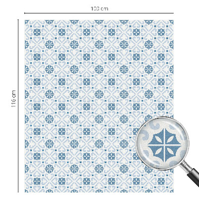 Película de privacidade para janela efeito vitral Decorações com azulejos