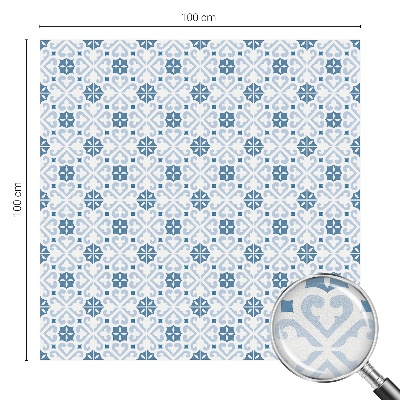 Película de privacidade para janela efeito vitral Decorações com azulejos