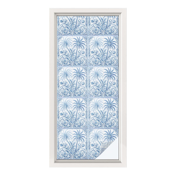 Película vidro janela privacidade Paisagem tropical