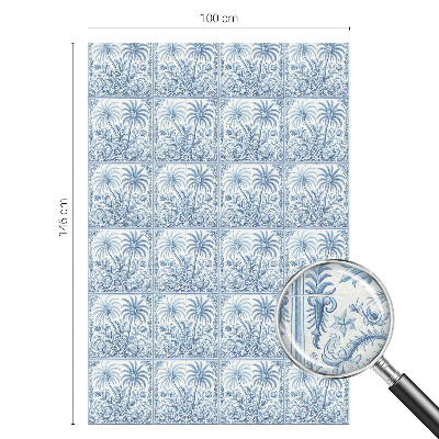 Película vidro janela privacidade Paisagem tropical