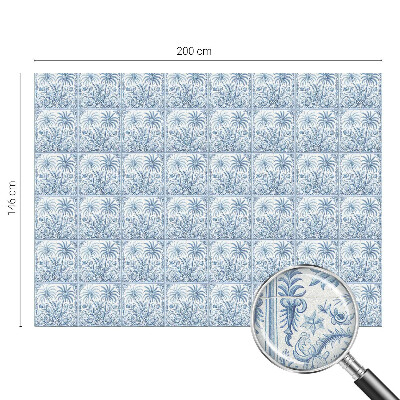 Película vidro janela privacidade Paisagem tropical