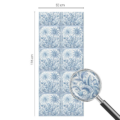 Película vidro janela privacidade Paisagem tropical