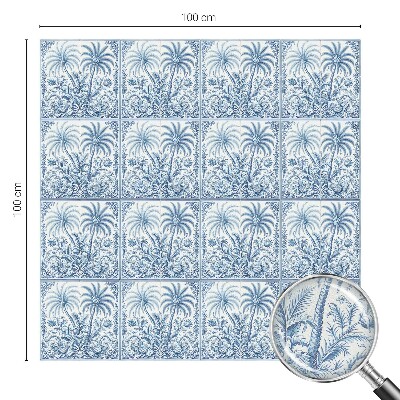 Película vidro janela privacidade Paisagem tropical