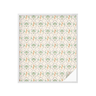 Película decorativa para janela privacidade Palmeira Leopardo