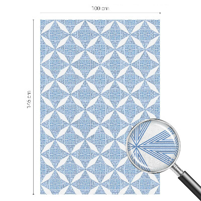 Película de vidro vitral autocolante Labirintos geométricos