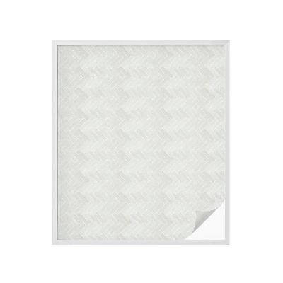 Vinil para vidro privacidade padrão vitral Espinha de peixe cinza