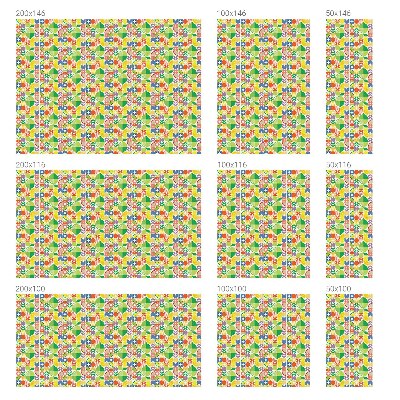 Película de privacidade para janela efeito vitral Frutas coloridas