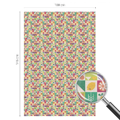 Película vidro janela privacidade Abstração colorida