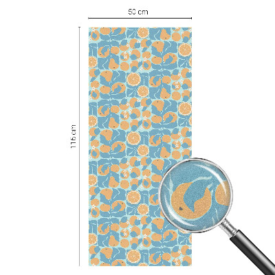 Película vidro janela privacidade cítricos com gosto de peixe