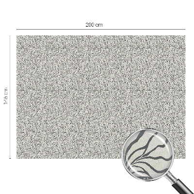 Película de vidro vitral autocolante Folhas flores