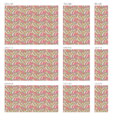 Película decorativa para janela privacidade ziguezague colorido