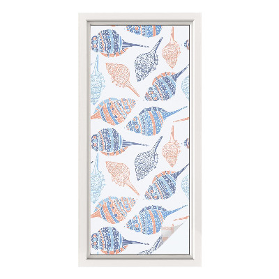 Película vidro janela privacidade Conchas marinhas