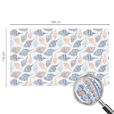 Película vidro janela privacidade Conchas marinhas