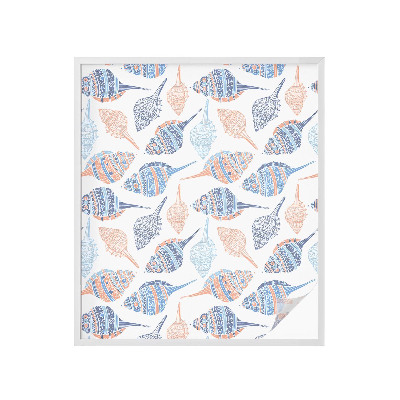 Película vidro janela privacidade Conchas marinhas