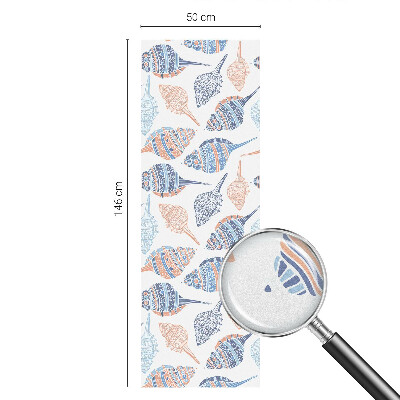 Película vidro janela privacidade Conchas marinhas