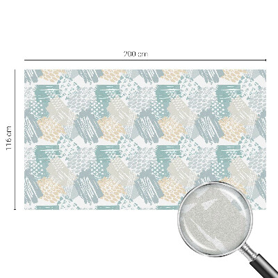 Vinil para vidro privacidade padrão vitral Mosaico abstrato