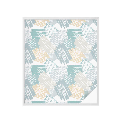 Vinil para vidro privacidade padrão vitral Mosaico abstrato