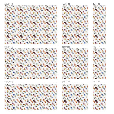 Película decorativa para janela privacidade Penas boho