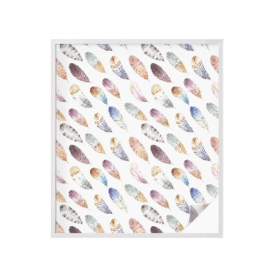 Película decorativa para janela privacidade Penas boho